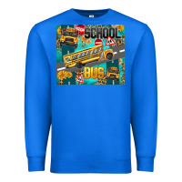 True Royal school bus Premium Sweatshirt - texasbilliewilder