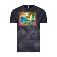 Cloud Black salt water heals everything Vintage Tee - Jasminsmagicworld