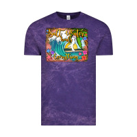 Cloud Purple salt water heals everything Vintage Tee - Jasminsmagicworld