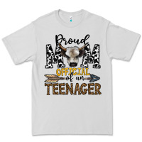 Dove Grey proud mom official of an teenager Premium Tee - CowhideDigitalArt