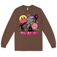 Chestnut retro gymnastics Long Sleeve Tee - MaliasSmallBusiness