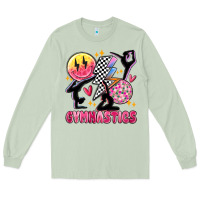 Matcha retro gymnastics Long Sleeve Tee - MaliasSmallBusiness