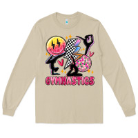 Mushroom retro gymnastics Long Sleeve Tee - MaliasSmallBusiness