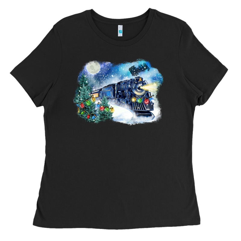 Polar Express Winter Ladies Tee by FaDigitalArtStudio | Teevron