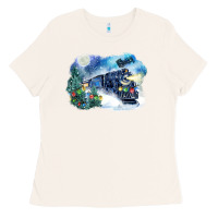Bone polar express winter Ladies Tee - FaDigitalArtStudio