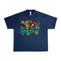 Navy cozy season with coffee cup Urban Heavy Tee - AdoDesignShop
