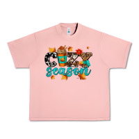 Salmon cozy season with coffee cup Urban Heavy Tee - AdoDesignShop
