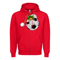 Red Christmas sports Zipper Hoodie - BarkalooDesign