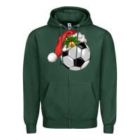 Sports Green Christmas sports Zipper Hoodie - BarkalooDesign