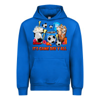 Cobalt It's Game Day Y'all Soccer Coffee Cups Urban Hoodie - FaDigitalArtStudio
