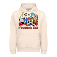 Sandshell It's Game Day Y'all Soccer Coffee Cups Urban Hoodie - FaDigitalArtStudio