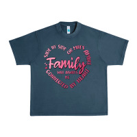 Midnight Navy family Urban Heavy Tee - MaliasSmallBusiness