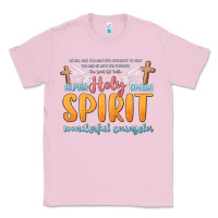 Bubblegum Pink holy spirit wonderful counselor Classic Tee - MaliasSmallBusiness