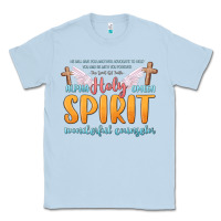 Dusty Blue holy spirit wonderful counselor Classic Tee - MaliasSmallBusiness