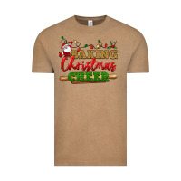 Vintage Coffee Baking Christmas cheer Vintage Tee - NancyCooperArtShop