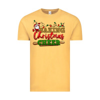 Vintage Mustard Baking Christmas cheer Vintage Tee - NancyCooperArtShop