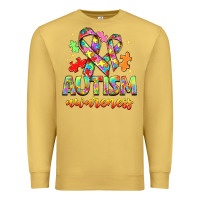 Antique Gold Autism Awareness Premium Sweatshirt - NancyCooperArtShop