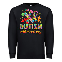 Black Autism Awareness Premium Sweatshirt - NancyCooperArtShop