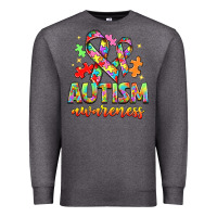 Charcoal Heather Autism Awareness Premium Sweatshirt - NancyCooperArtShop