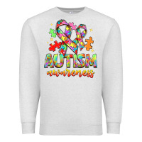 Oatmeal Heather Autism Awareness Premium Sweatshirt - NancyCooperArtShop