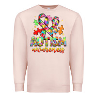 Pale Pink Autism Awareness Premium Sweatshirt - NancyCooperArtShop