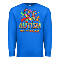 True Royal Autism Awareness Premium Sweatshirt - NancyCooperArtShop