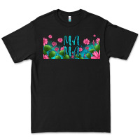 Black cactus and flowers mama libbey glass Premium Tee - HRA Design Shop