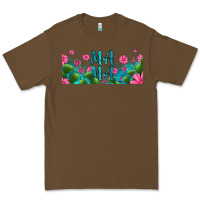 Cacao cactus and flowers mama libbey glass Premium Tee - HRA Design Shop