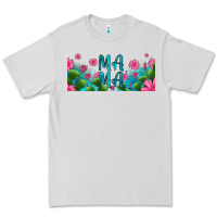 Dove Grey cactus and flowers mama libbey glass Premium Tee - HRA Design Shop