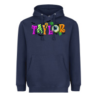 Navy Personalized Halloween Heavyweight Hoodie - NancyCooperArtShop