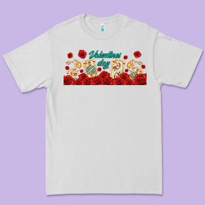 Valentines Day With Playing Cards Premium Tee Designed By Adodesignshop