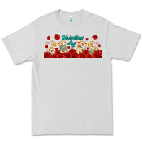 Dove Grey valentines day with playing cards Premium Tee - AdoDesignShop