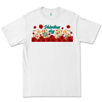 White valentines day with playing cards Premium Tee - AdoDesignShop