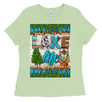 Matcha lake life air freshener Ladies Tee - HRA Design Shop