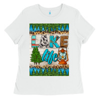 White lake life air freshener Ladies Tee - HRA Design Shop