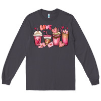 Smoke valentines day coffee cups Long Sleeve Tee - MaliasSmallBusiness