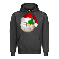 Charcoal Heather Christmas sports Zipper Hoodie - BarkalooDesign