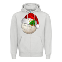 Dove Grey Christmas sports Zipper Hoodie - BarkalooDesign