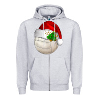 Heather Grey Christmas sports Zipper Hoodie - BarkalooDesign