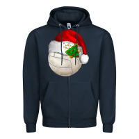 Navy Christmas sports Zipper Hoodie - BarkalooDesign