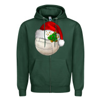 Sports Green Christmas sports Zipper Hoodie - BarkalooDesign