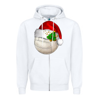 White Christmas sports Zipper Hoodie - BarkalooDesign