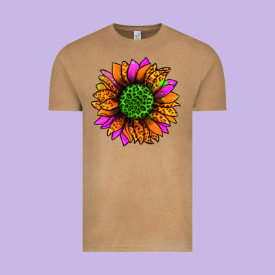 Halloween Sunflower Vintage Tee Designed By Jasminsmagicworld