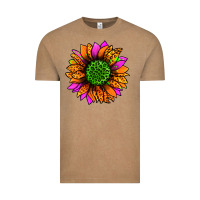 Vintage Coffee halloween sunflower Vintage Tee - Jasminsmagicworld