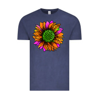 Vintage Denim halloween sunflower Vintage Tee - Jasminsmagicworld