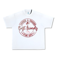 White mother and daughter best friends for life Urban Heavy Tee - MaliasSmallBusiness