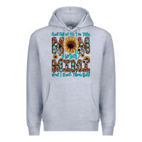 Heather Grey god gifted me two titles mom and mimi  and i rock them both Premium Hoodie - JahusDesignShop