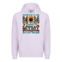 Lilac god gifted me two titles mom and mimi  and i rock them both Premium Hoodie - JahusDesignShop