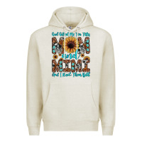 Oatmeal Heather god gifted me two titles mom and mimi  and i rock them both Premium Hoodie - JahusDesignShop