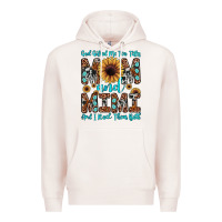 Pale Pink god gifted me two titles mom and mimi  and i rock them both Premium Hoodie - JahusDesignShop